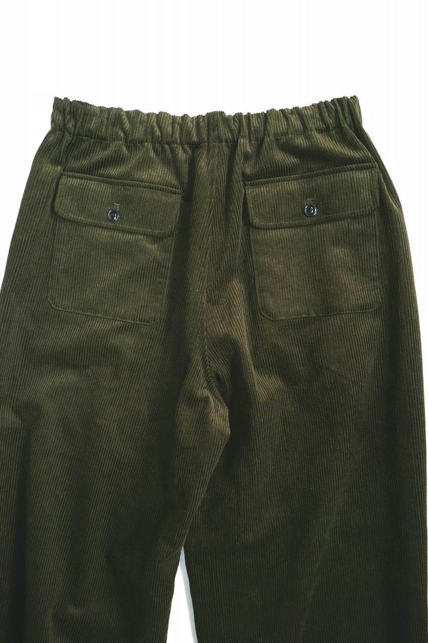 8W Organic Corduroy Wide Pants