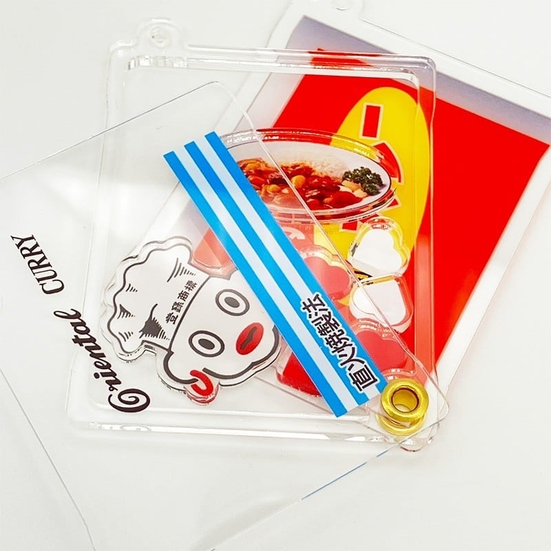 オリエンタルカレー しゃかしゃかアクリルキーホルダー | ニッポンノイチ