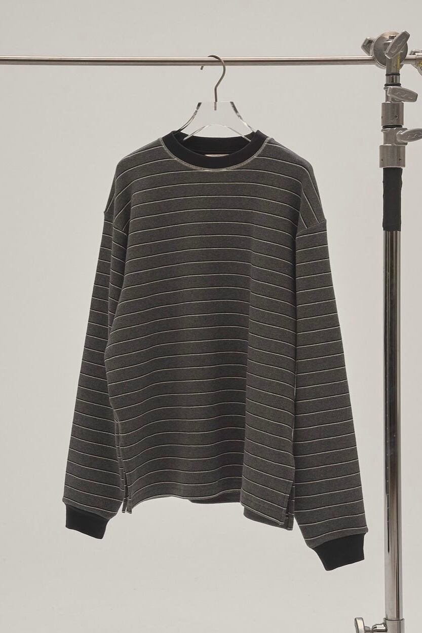TODAYFUL Border Long T-shirts チャコールグレー Border Long T-shirts（Tシャツ/カットソー）｜TODAYFUL
