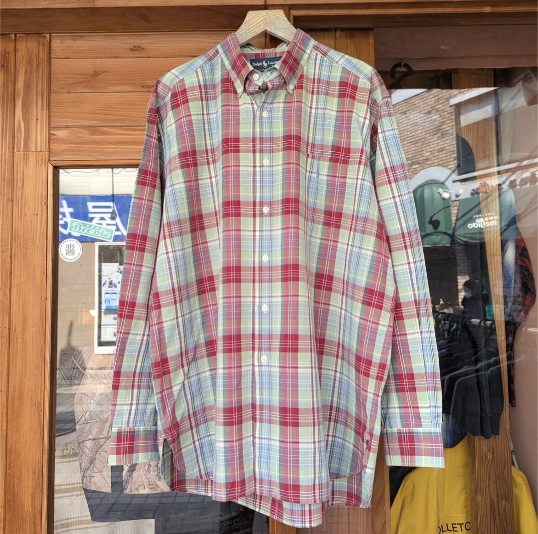 ralph lauren " MCMEEL " pattern shirt 小岩店