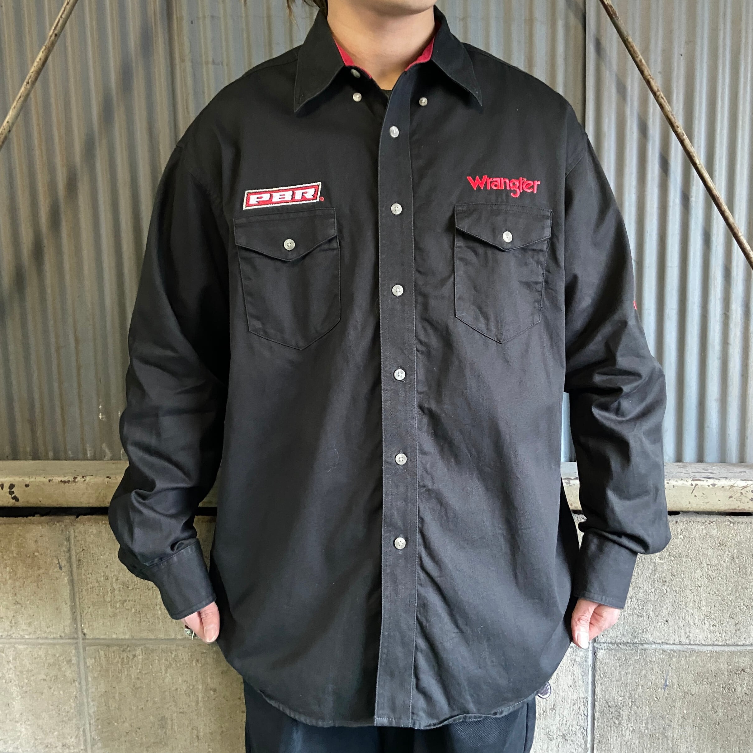 Wrangler　ラングラー　70s ヴィンテージ　コットンツイル　黒 Wranglerラングラー70s ヴィンテージコットンツイル黒 | ヤマダウェブコム