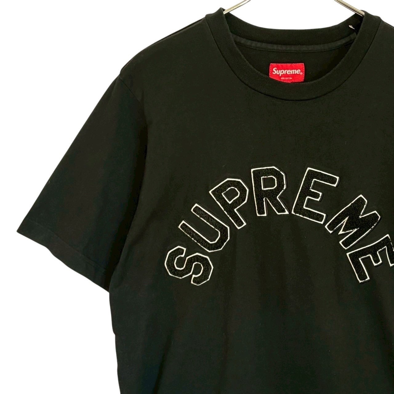 supreme シュプリーム Tシャツ S センターロゴ パイルロゴ アーチロゴ