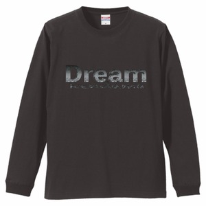 Draemkendam-5.6oz ビッグシルエット長袖Tシャツ(スミ）