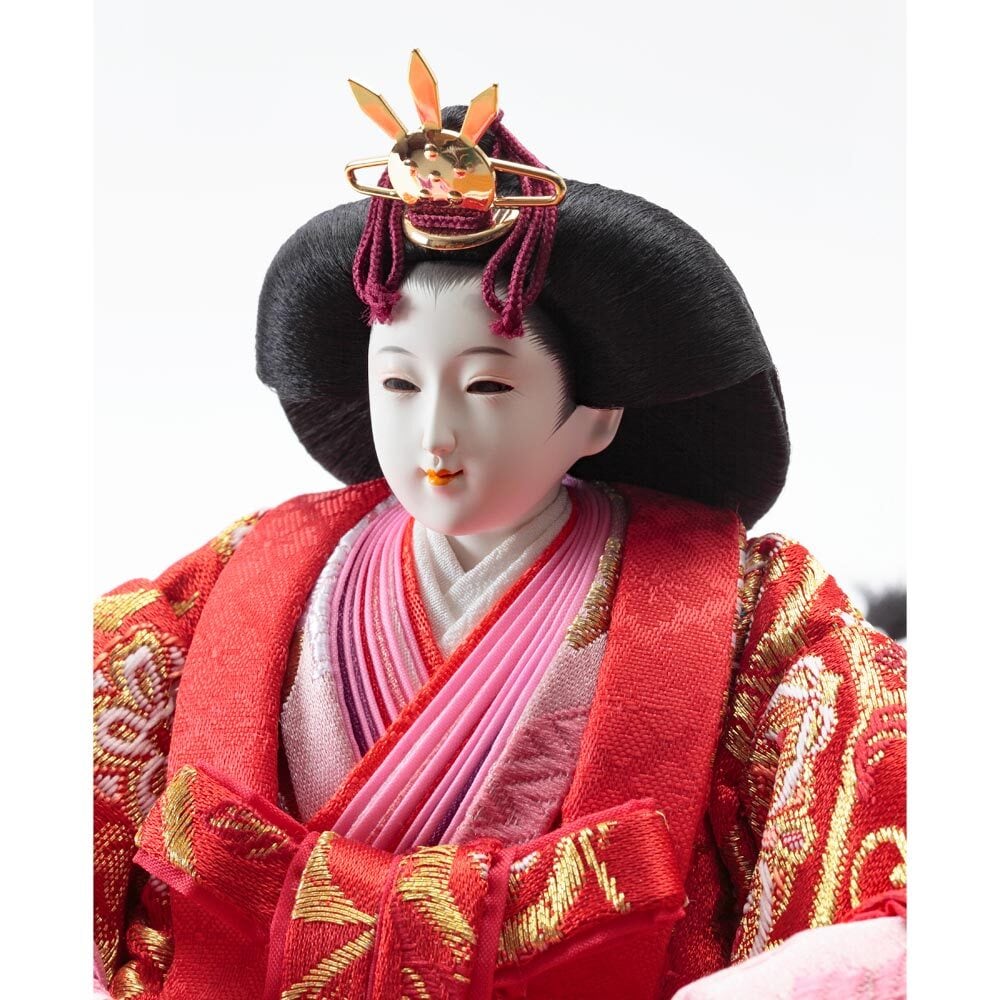 雛人形｜久月 二世光匠作 西陣織金蘭｜女の子 ｜桃の節句｜コンパクト