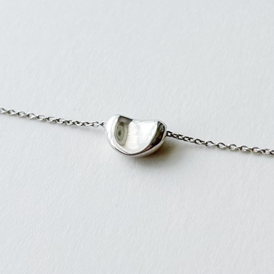 T7022】Tiffany&Co. bean necklace/silver925/ティファニー/ネックレス