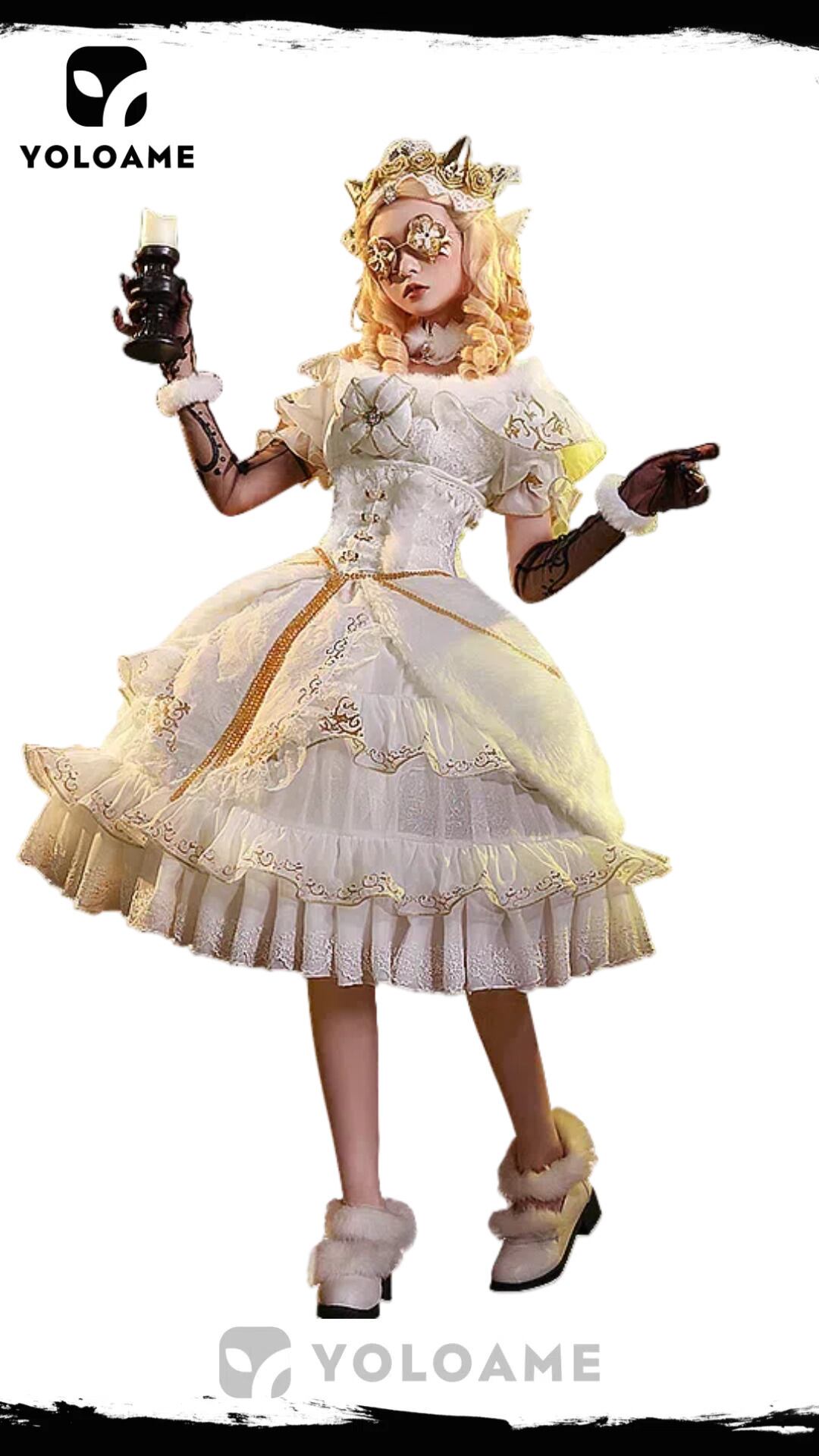 第五人格 少女 悪の源 コスプレ 人形付き フルセット 三分妄想 IdentityV 第五人格 少女 コスプレ 衣装 悪の源 | YOLOAME