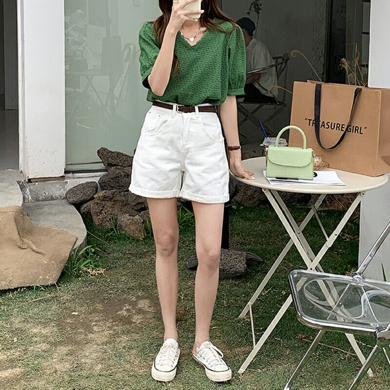 春の最新作 トップス Tシャツ カットソー レディース 半袖 パフスリーブ バルーン袖 プルオーバー 大人 可愛い 春 夏 母の日 花以外 韓国 韓国ファッション 中国ファッション 代 30代 40代 50代 Cocomomo Select