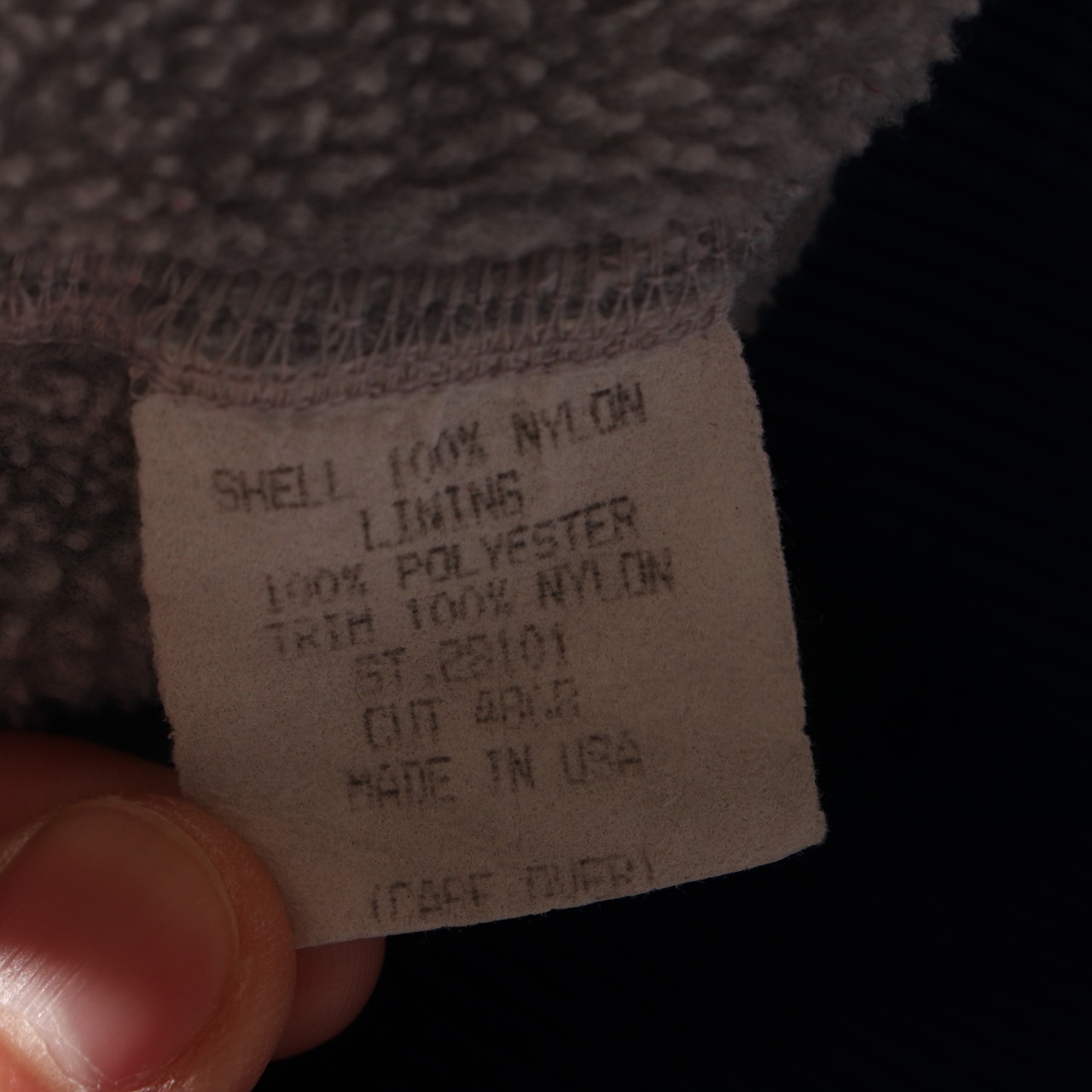 極美品 L 80s 三角タグ USA Shelled Synchilla Jacket Patagonia パタゴニア シェルドシンチラジャケット 青 ブルー