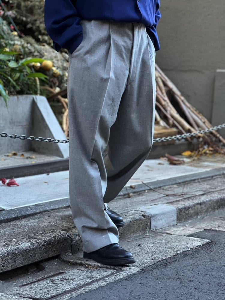 Vintage Nep Wool Trousers [1950s-] Vintage Kasuri Nep Wool