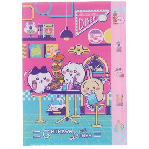 ダイカットクリアファイル5PちいかわDINERランチ(8818021)