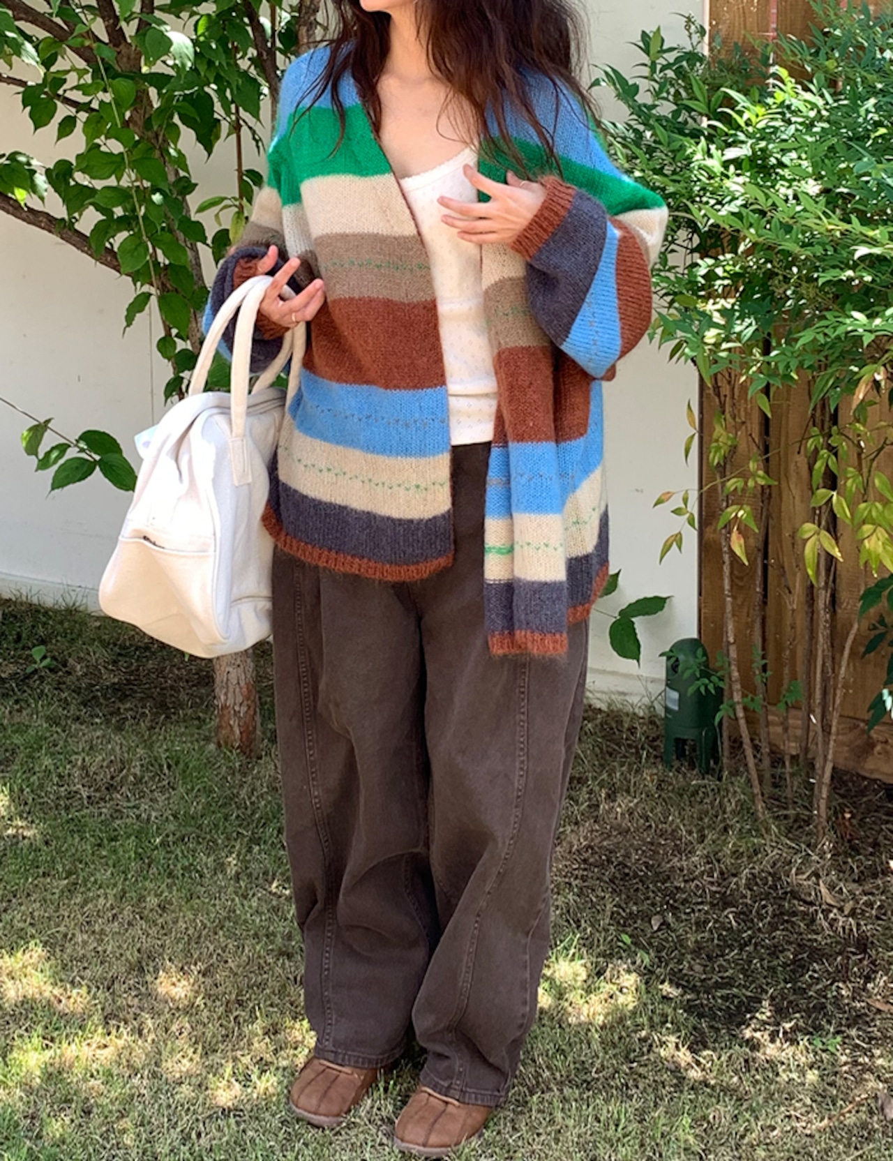 【25aw】Mohair colorful Cardigan_2colors