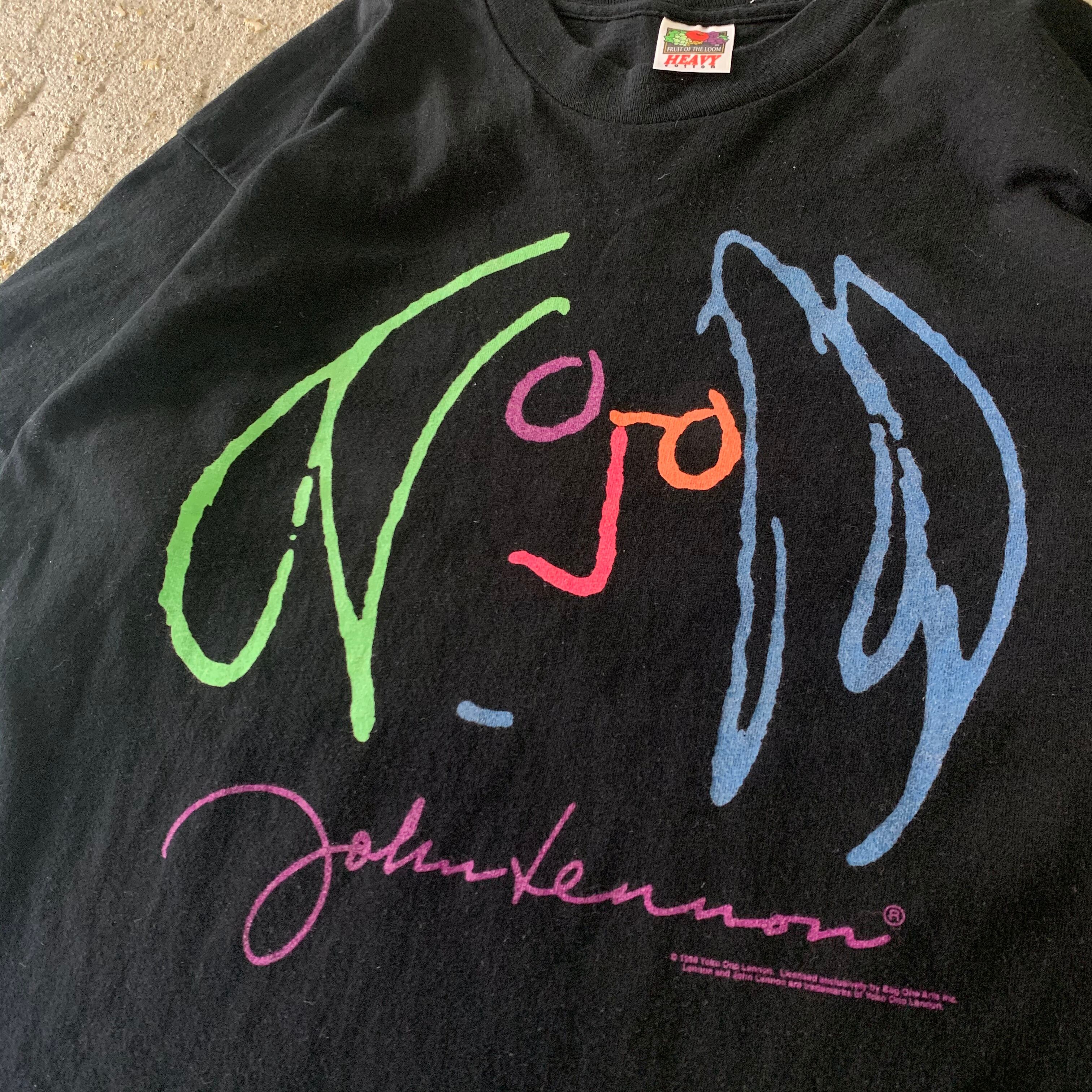 90s john lennon T-shirt | What’z up powered by BASE
