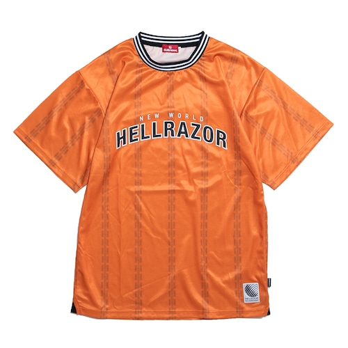 【HELLRAZOR】ARCH LOGO FOOTBALL JERSEY(DARK ORANGE)〈国内送料無料〉