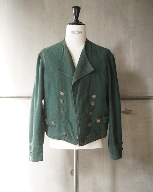 -30s French costume jacket "ARISTIDE BOYER" velours jacket