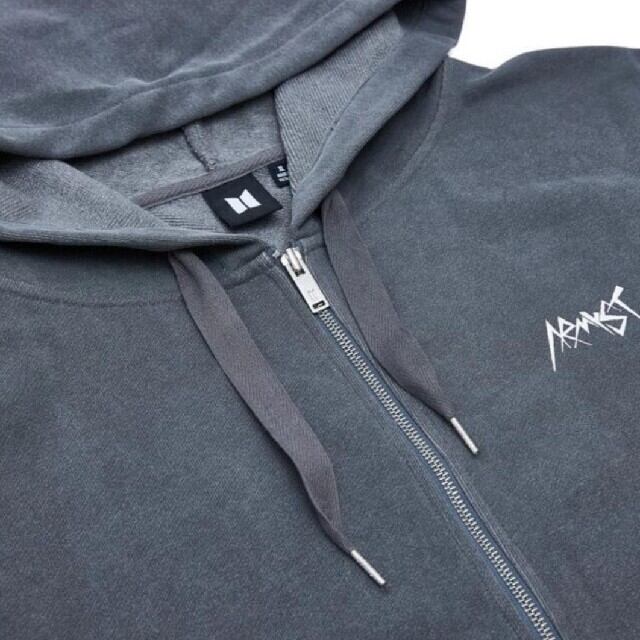 JUNG KOOK ARMYST ZIP-UP HOODY BLACK | kinglang