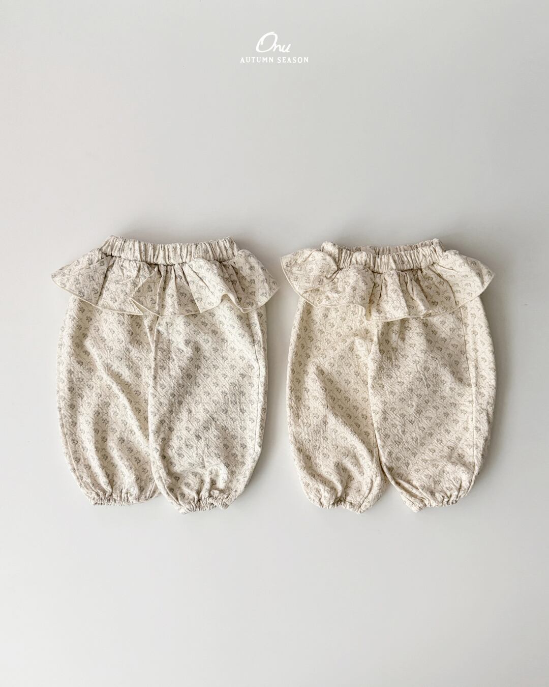 frilled skirt-leg pants【onu】※9月中旬発送予定