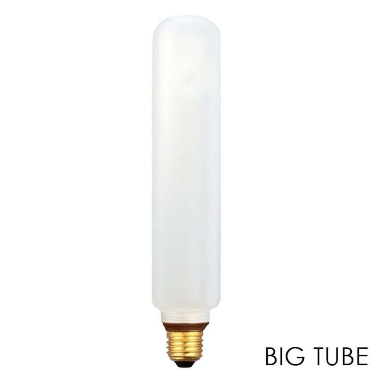 NOSTALGIA LED Bulb E26 BIG TUBE -フロスト-/調光器対応/照明/LEDライト/電材