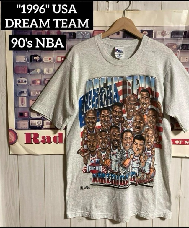 90s USA PRO PLAYER NBA Dream Team USAドリームチームカリカチュア