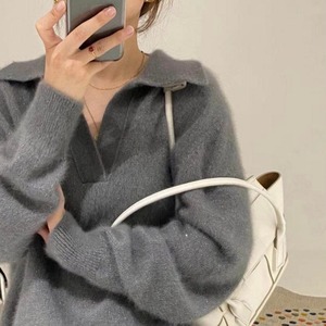 襟付きポロニット　A1257