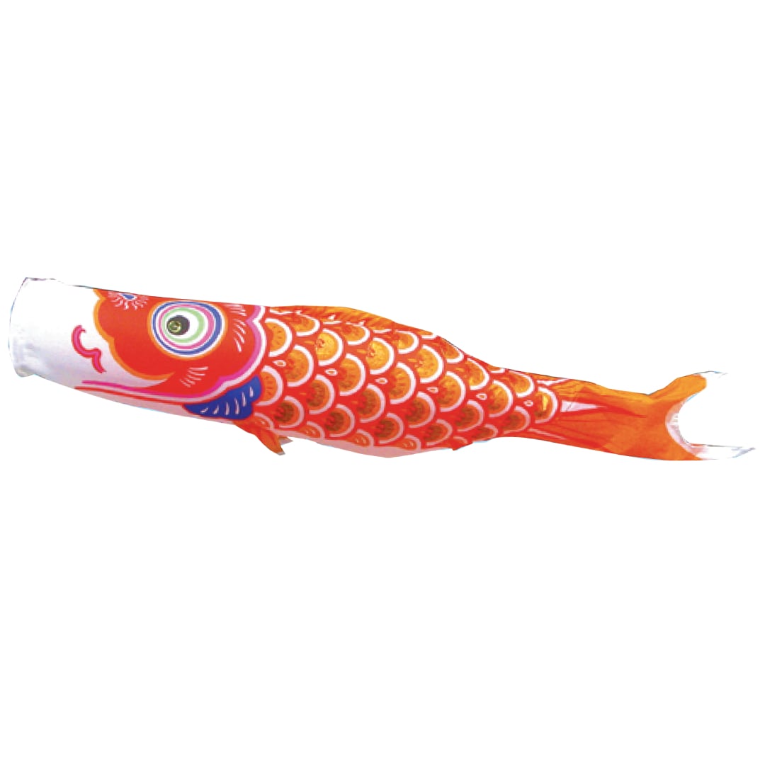 ゴールド鯉 橙 1M 単品販売(徳永鯉のぼり) | 人形とおもちゃの ゴールド鯉 橙 1M 単品販売(徳永鯉のぼり) | 人形とおもちゃの