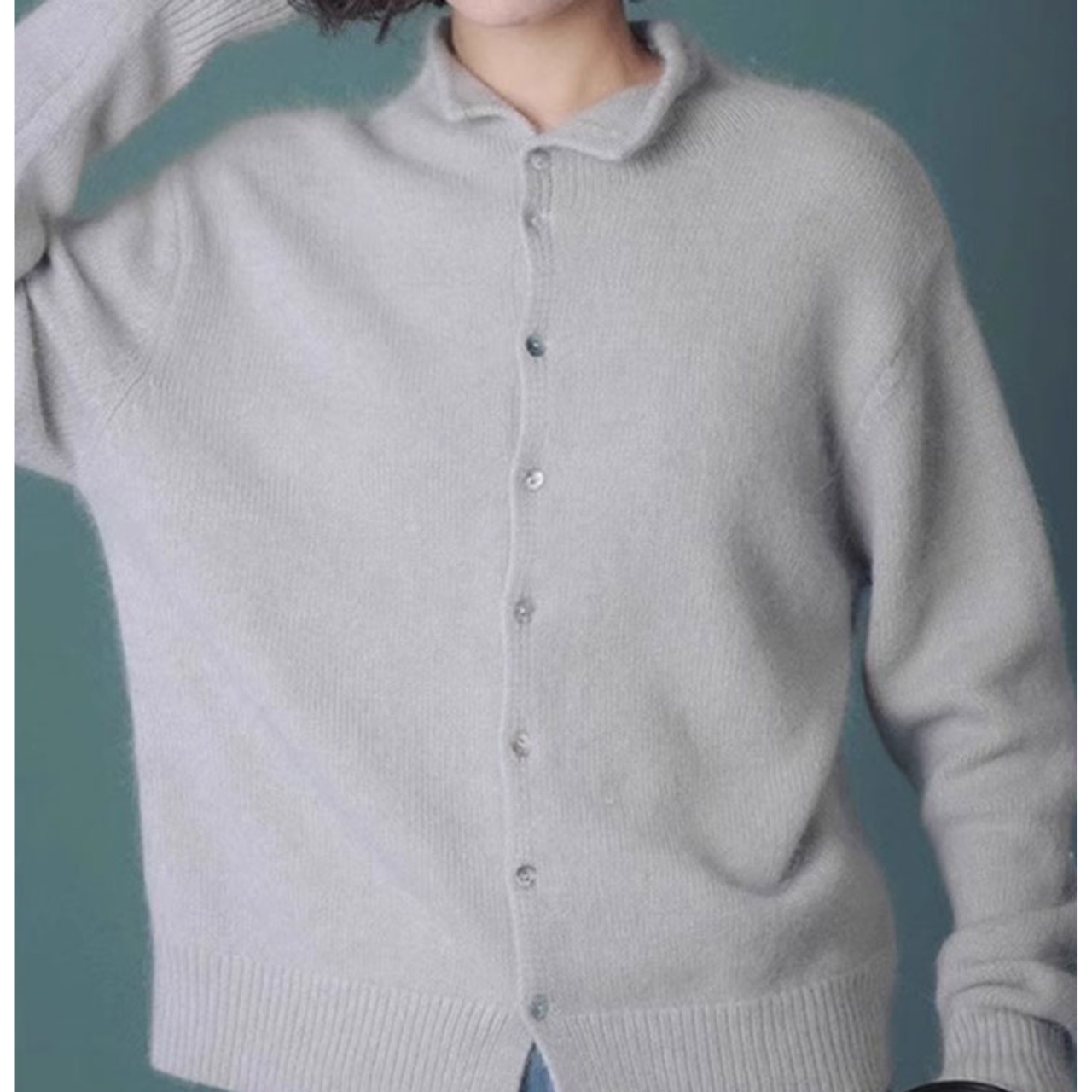 オープンカラーニット   F0028 - 7