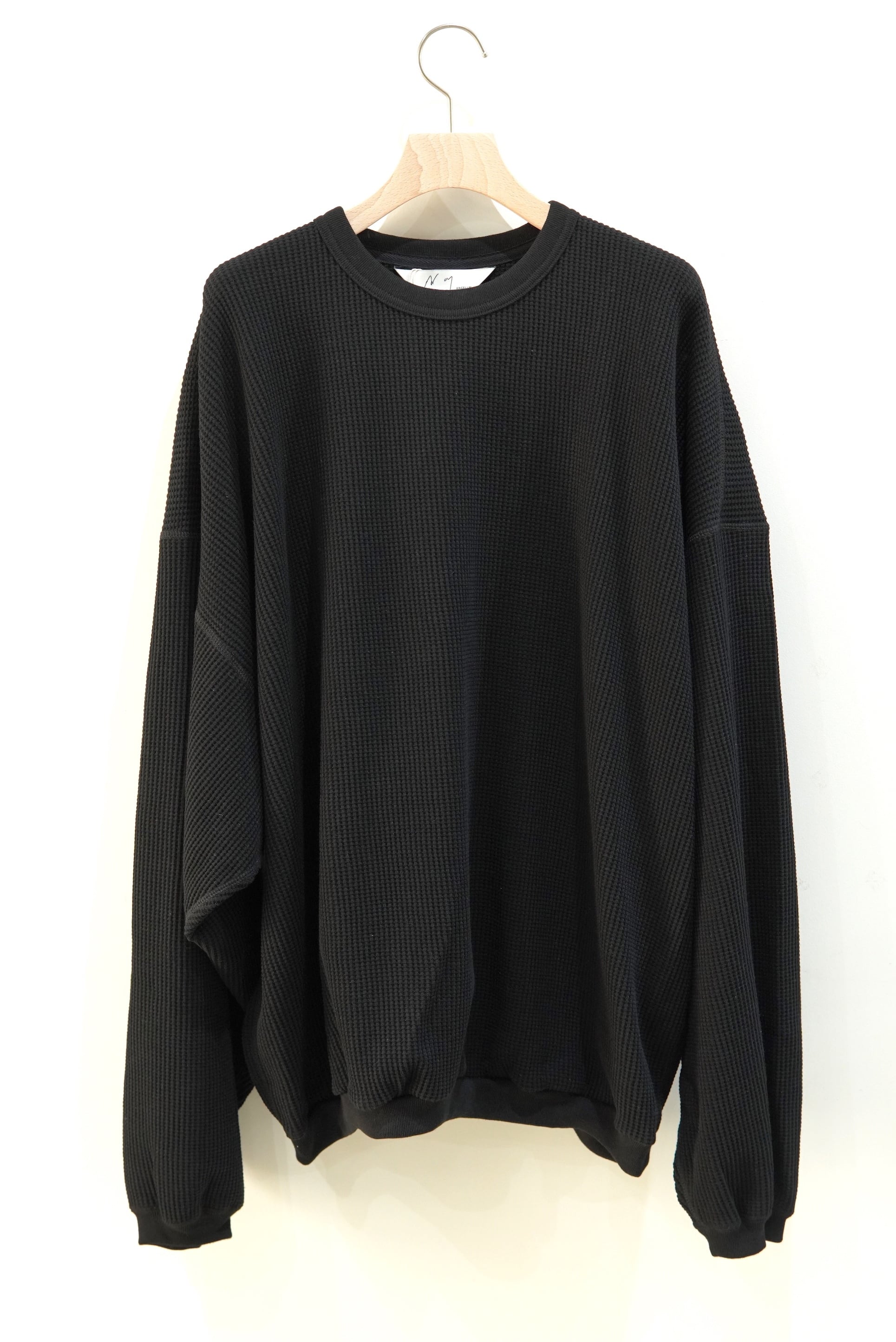 ANCELLM / WAFFLE OVERSIZED LS /  ANC-CT09-A
