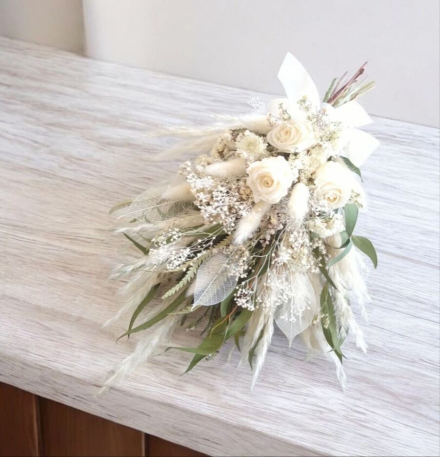 専用Wedding&Interior＊くすみ系白グリーンドライフラワーブーケ 8fcef00c373ef12c480dd960d8eafd