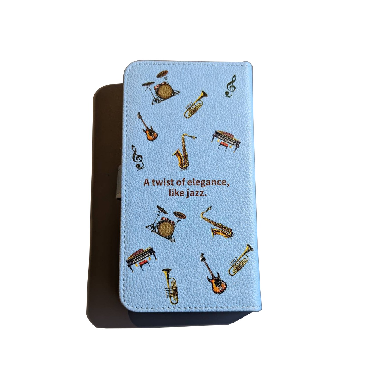 Theme Of Jazz MULTI SMARTPHONE COVER Patterned ( Light Blue )