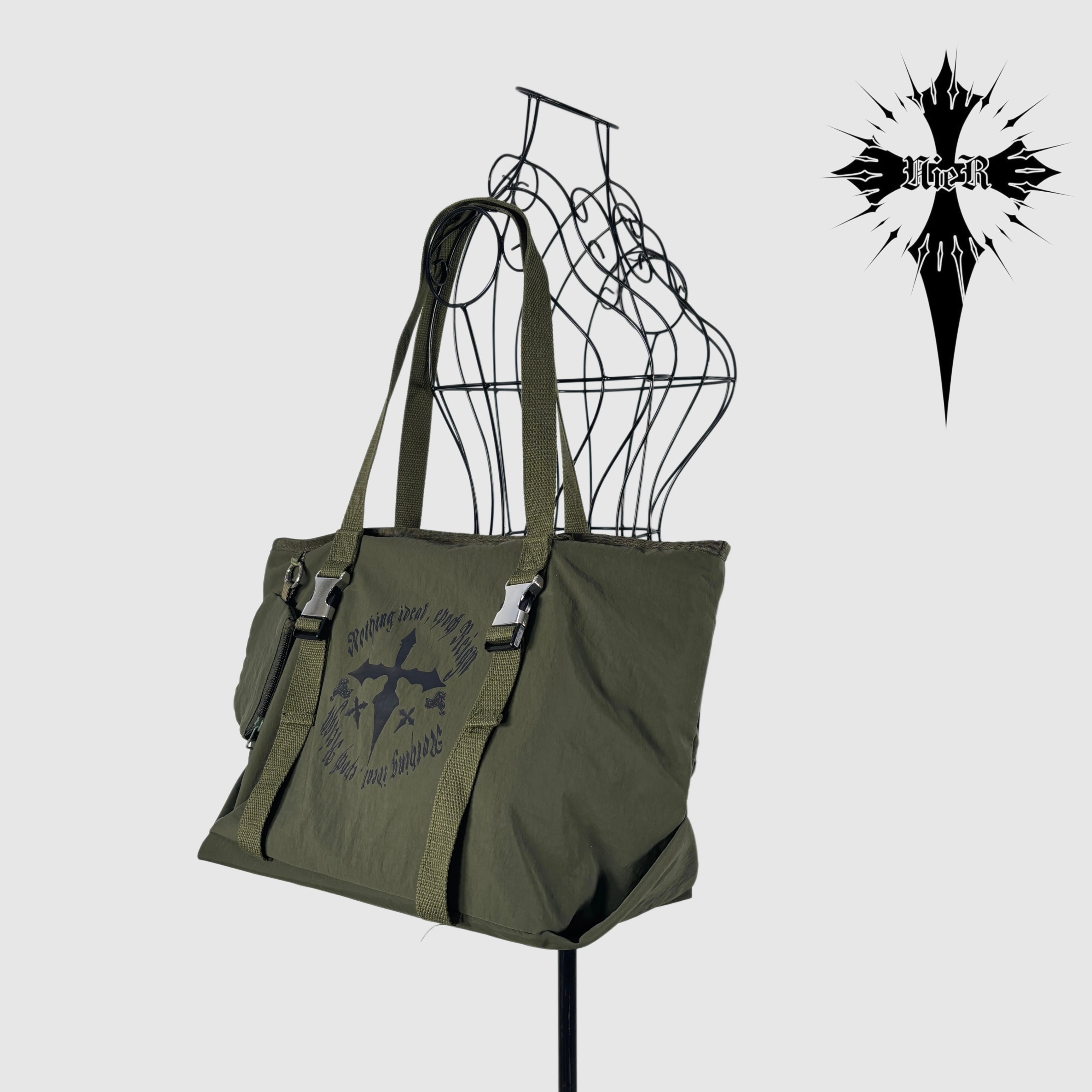 大容量MILITARY UTILITY BAG【KHAKI】”小物ポーチ付き” | NIER CLOTHING