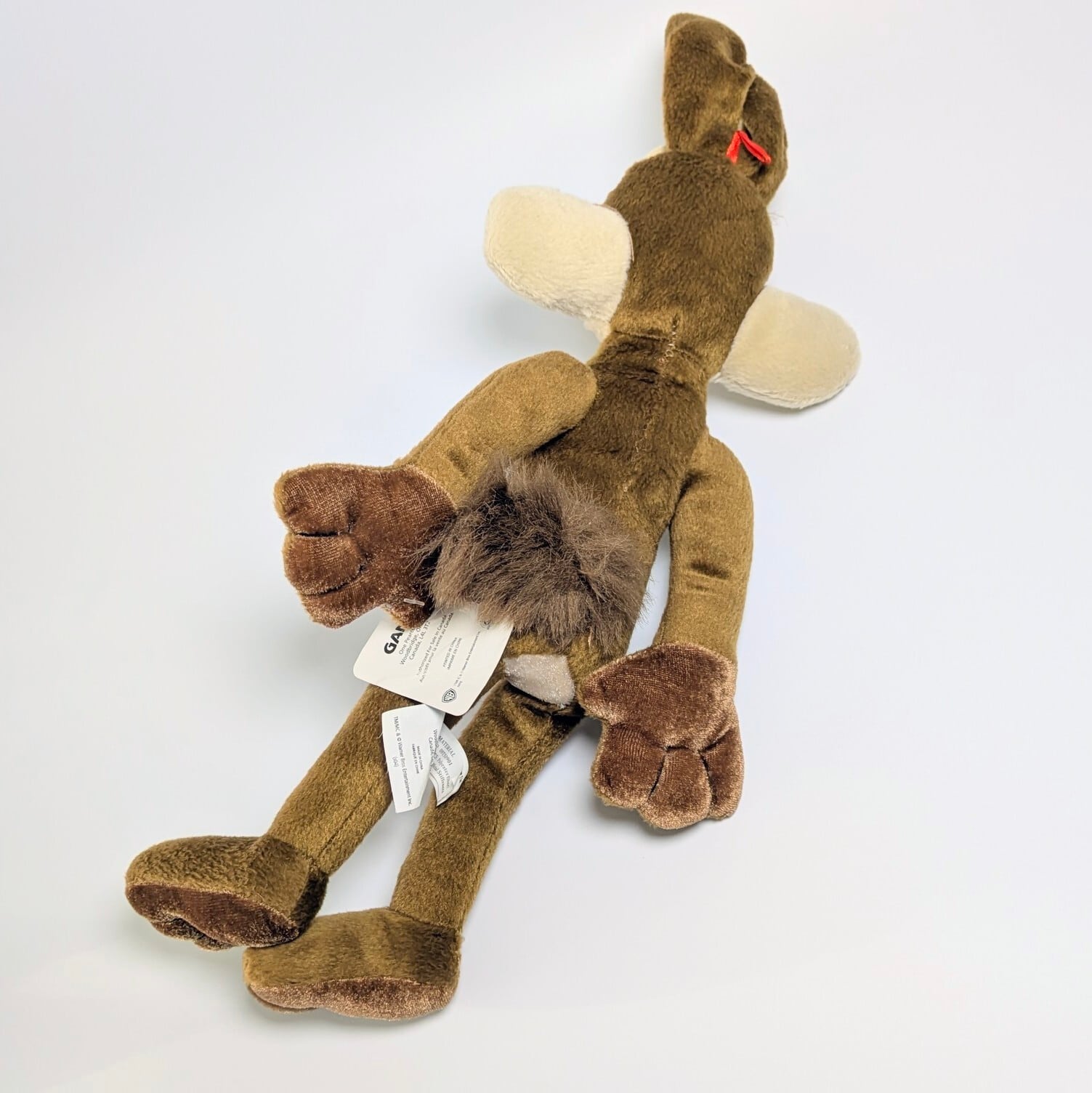 ☆ DEADSTOCK / VINTAGE 90' ☆【 Looney Tunes ( ルーニーテューンズ ) 】ワイリー・コヨーテ plush CANADA LIMITED / ぬいぐるみ / プラッシュ 〚アメリカン雑貨 アメトイ〛