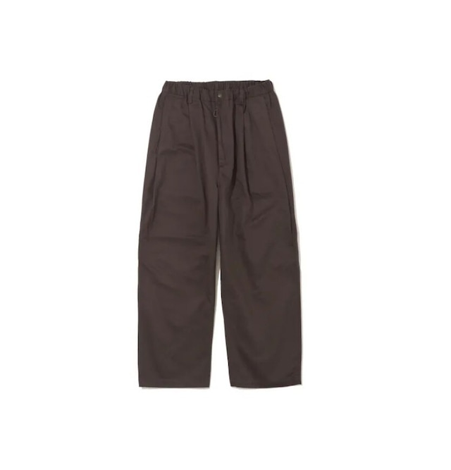 COMFY CMF OUTDOOR GARMENT “W TUCK PANTS” D.BROWN