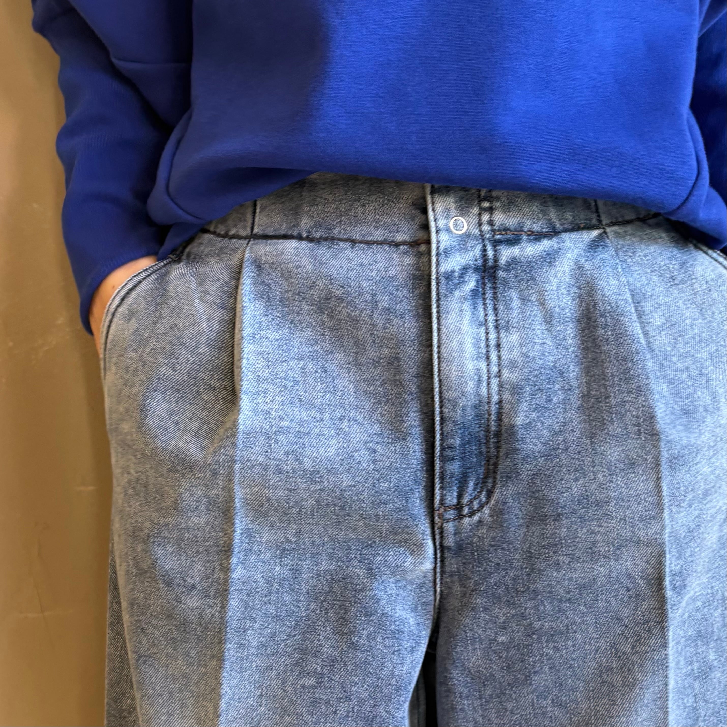 PASSIONE 】裏起毛タックワイドデニム | valance 福井｜レディース