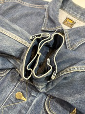 70s Lee "101-J" DENIM JACKET MADE IN USA Size 46-REGULAR