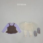 韓国子供服 / 26Autumn / soybean / レイヤード キャミソール / キッズ服 / 秋服 *XS~XL*