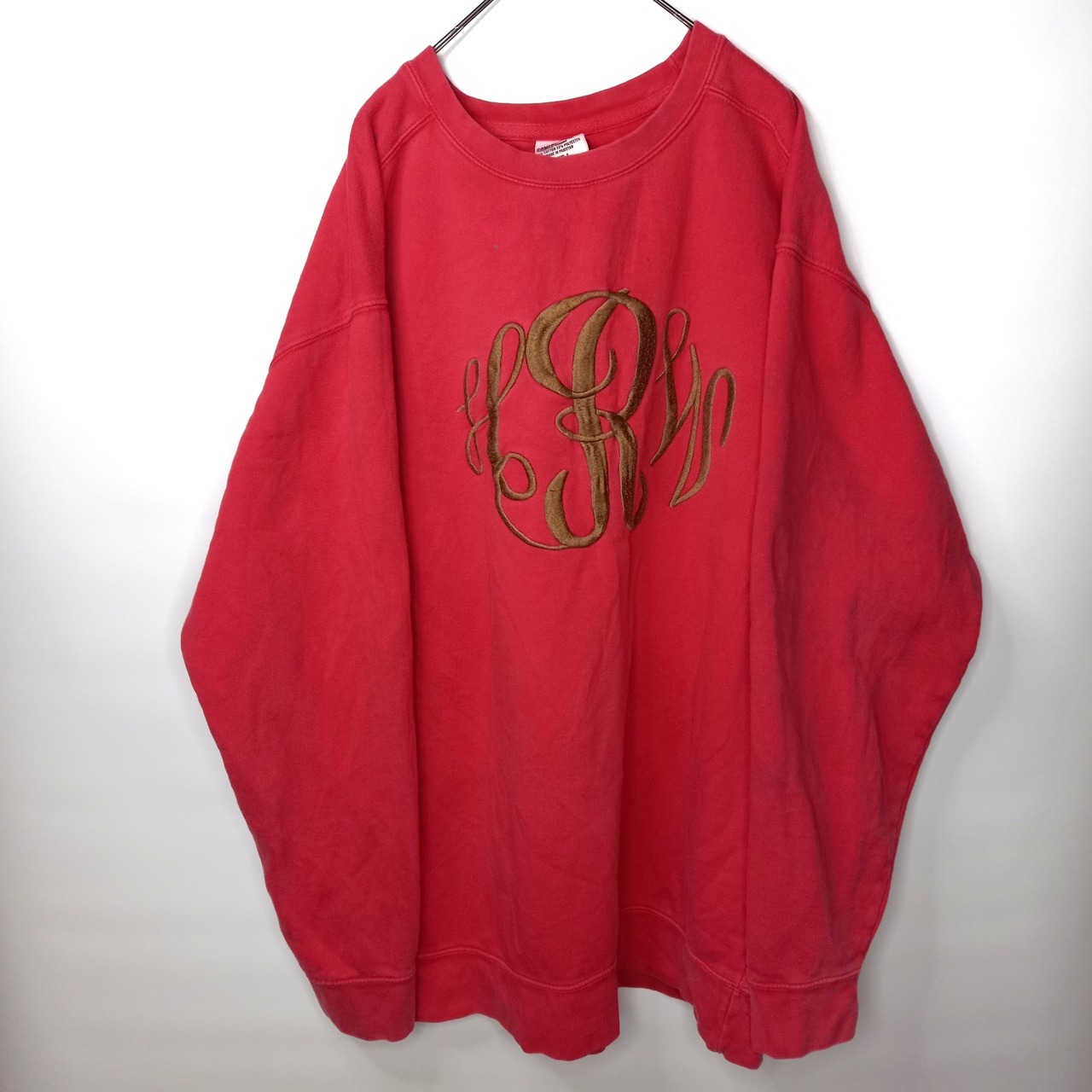 Comfort Colors クルーネック　刺繍　スウェット　トレーナー　L