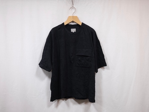 CURLY” PACKABLE WRINKLE TEE BLACK”