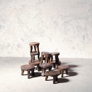 スツール/ロースツール/木製/切り株/腰掛け/ディスプレイ/店舗什器/撮影アイテム/スタジオ/空間装飾