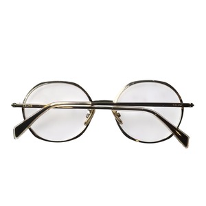 CELINE gold color round glasses