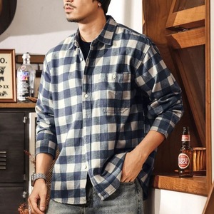 Check pattern shirt M14868