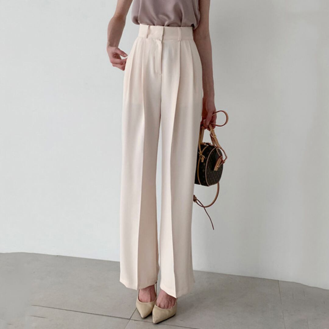 ドレープ ストレート パンツ 3412467