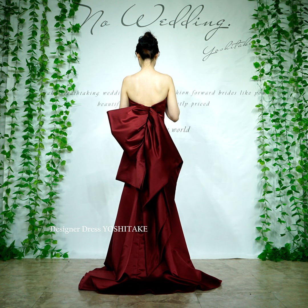 オーダー制作】ウエディングドレス(無料パニエ) マーメイドドレス  