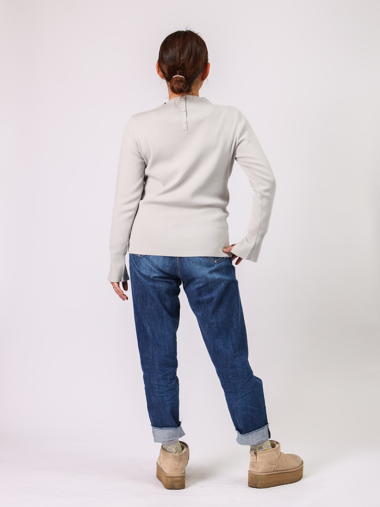 BRAHMIN(ハイゲージボトルネックニット)