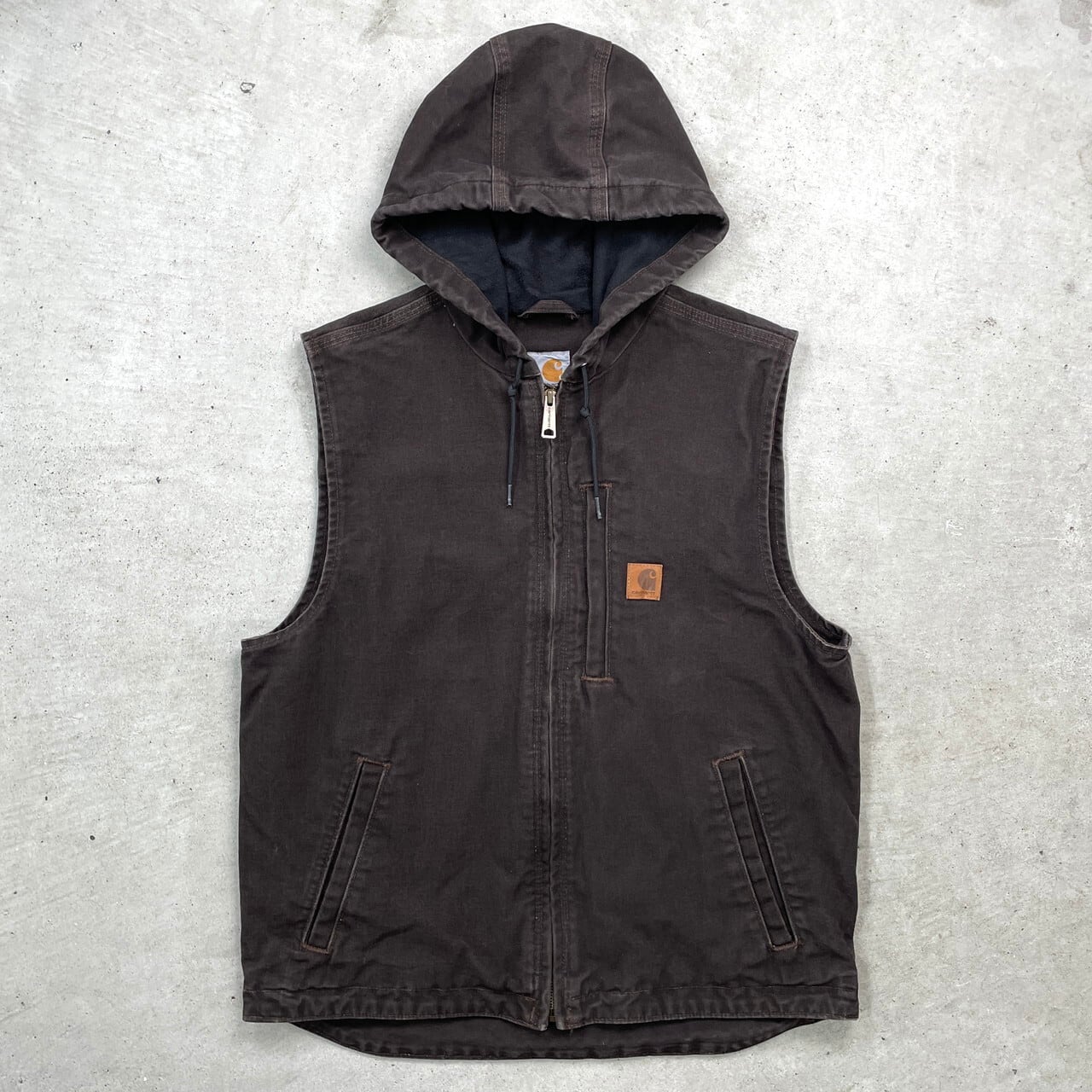 Carhartt カーハート フード付き ワークベスト ダックベスト フリース Carhartt カーハート フード付き ワークベスト ダックベスト フリース