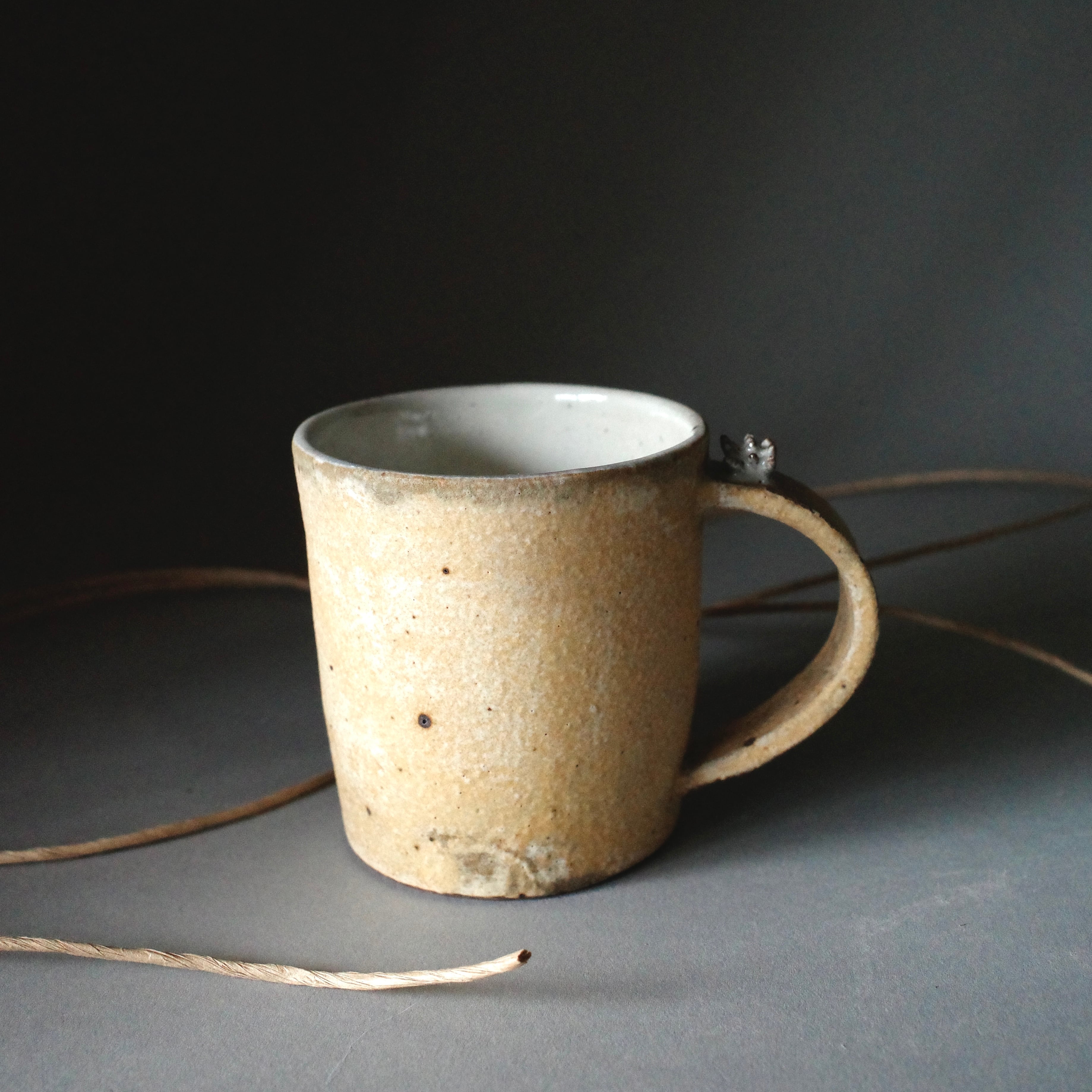 58. マグカップ 草 トゲトゲ | ceramic artist Tamako Ito 伊藤珠子の店