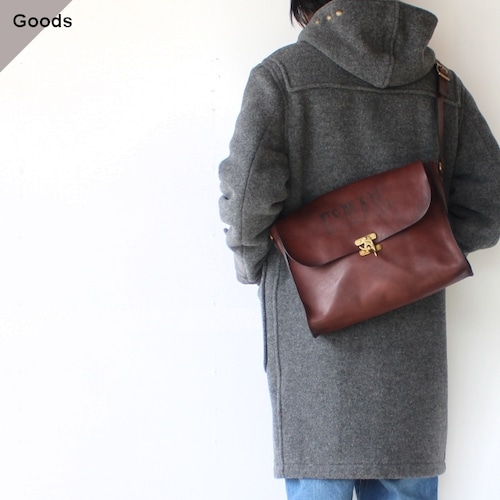 vasco ヴァスコ LEATHER POST SHOULDER BAG オイルドレザーポストショルダーバッグ VS-258L ブラウン