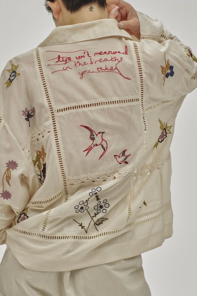 TODAYFUL Embroidery Patchwork Shirts エンブロイダリーパッチワーク