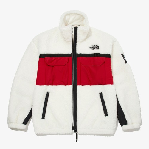 THE NORTH FACE ホワイトレーベル UTILITY FLEECE JACKET ザノースフェイス ユーティリティー フリースジャケット ボア / ホワイト