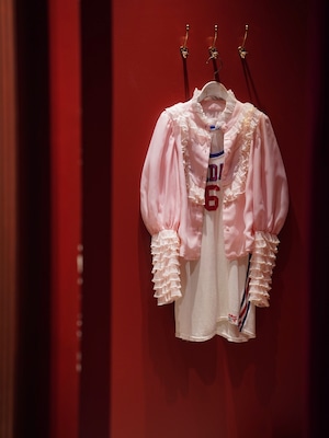 Vintage "Romantic Frill Sleeve Blouse"