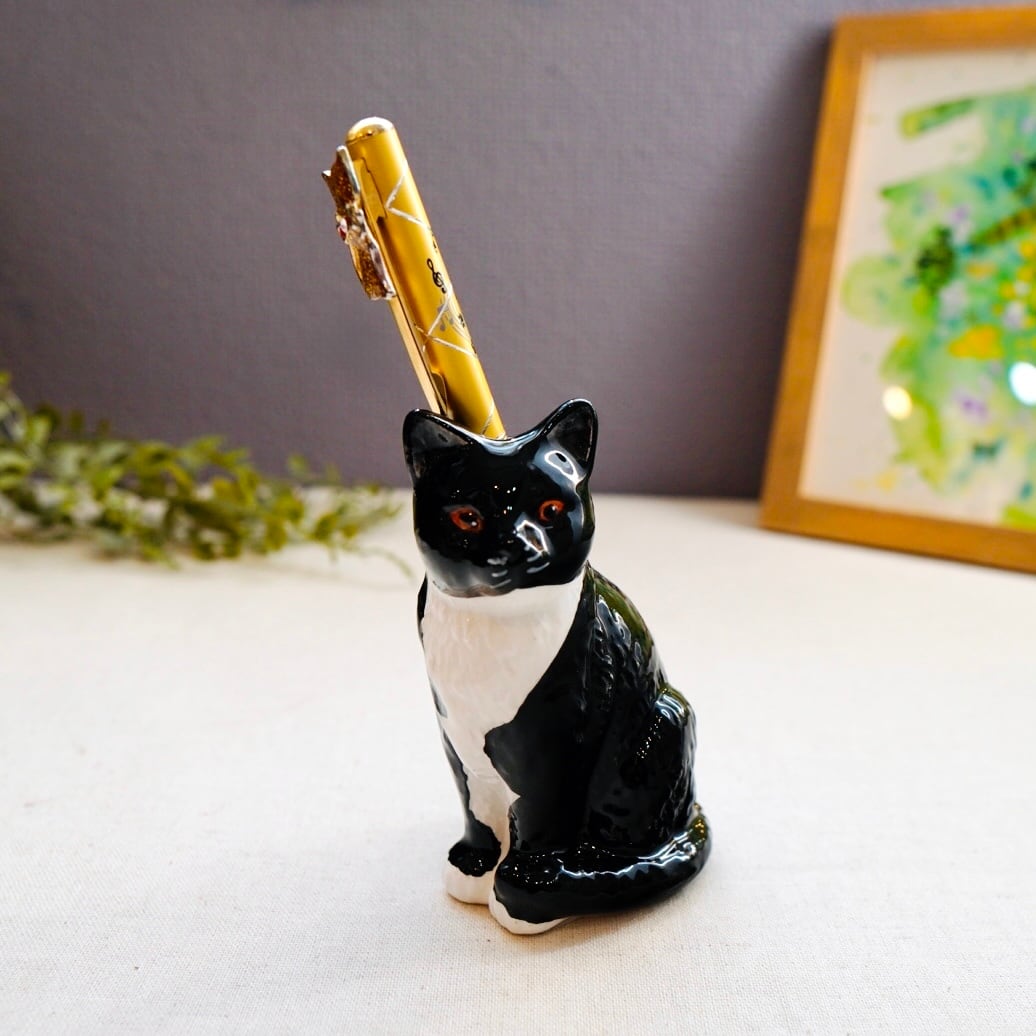 猫の絵 403 水彩画 原画 グレー猫 | Forest cat