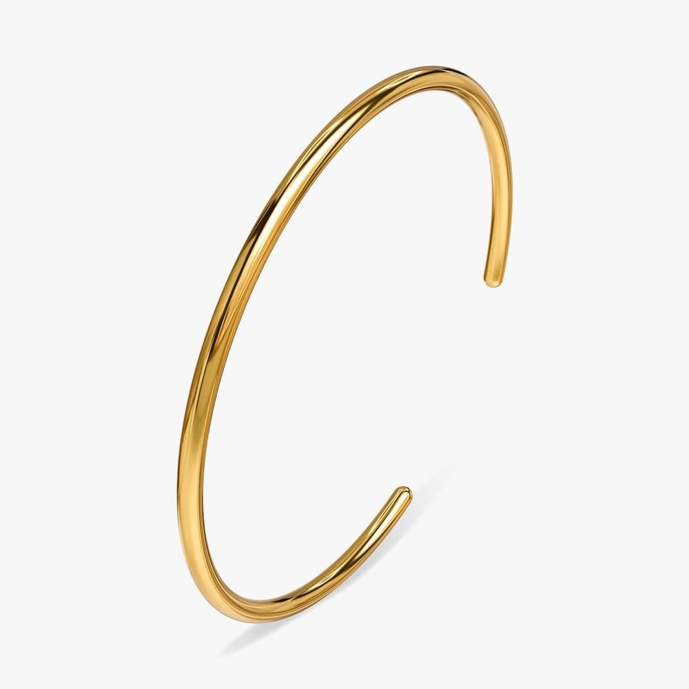 thin simple bangle (gold) #b66 | PAY ID